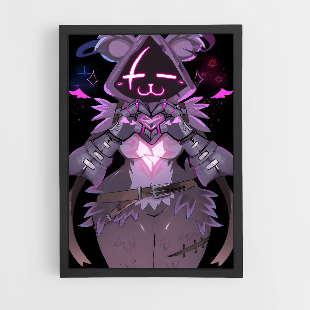 Poster Raven en Lumière – affiche Fortnite (vue 2)